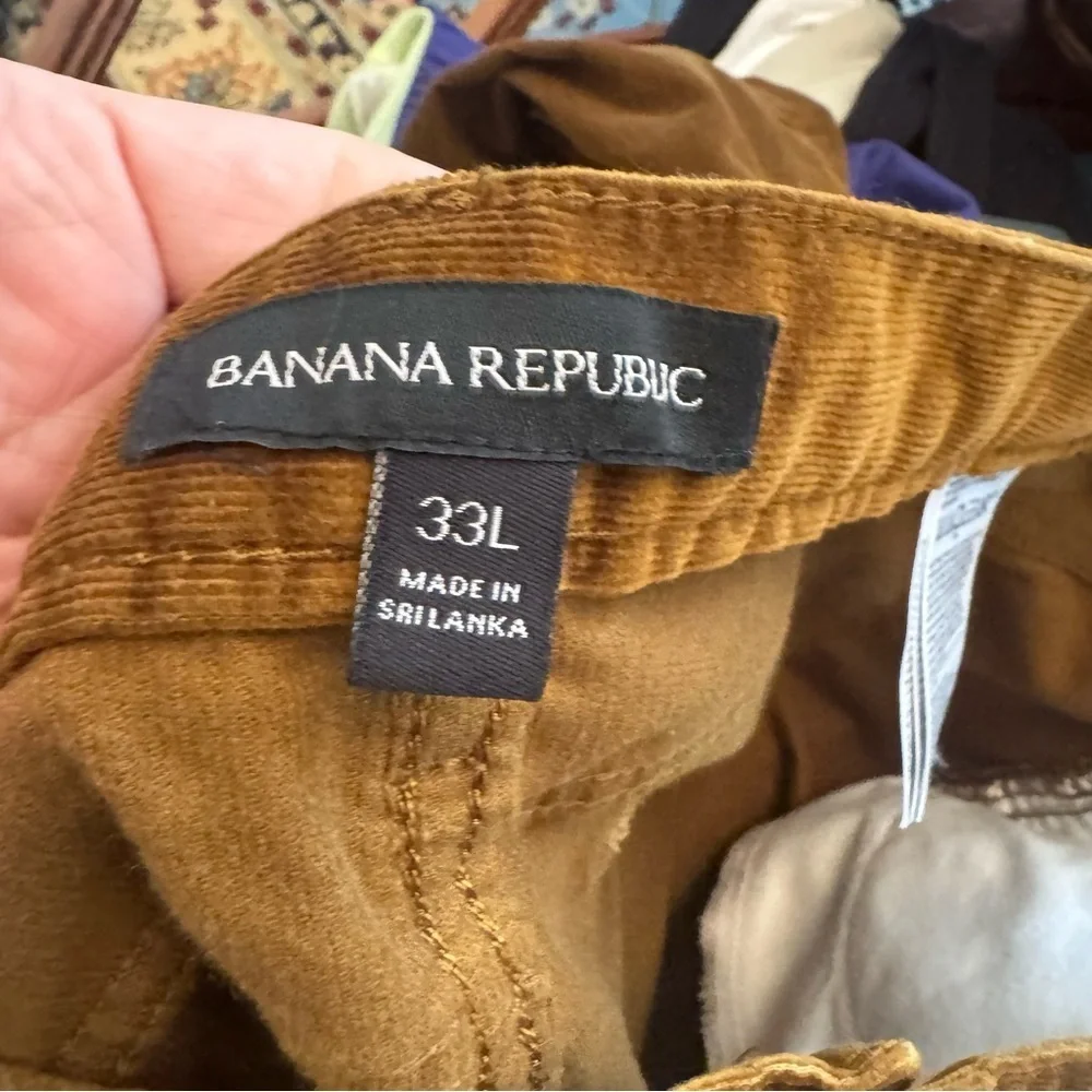 Banana Republic Men's Brown Corduroy Pants